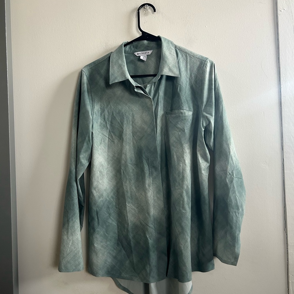Athleta Sage‎ Green Blouse